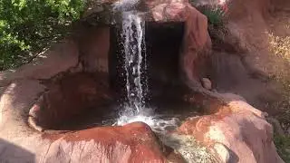 Waterfall in a Hot Springs Spa in Manitou Springs CO #waterfalls #water  #maryjanechronicles