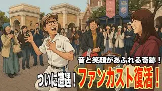 #845【シー編】復活！ディズニーシーでファンカスト初遭遇！音と笑顔に包まれる瞬間