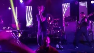 BTBAM front row, intense crowd