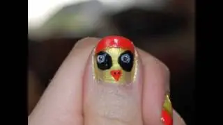 Easter Chicken Nail Tutorial