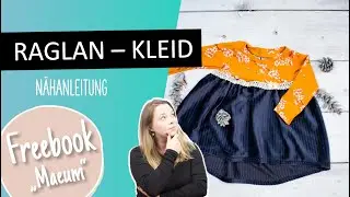 kostenloses Schnittmuster - Super süßes Baby/Kinder Kleid für Mädchen nähen / Kleid Maeum