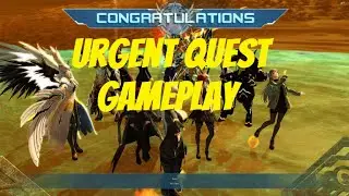 PSO2 Urgent Quest Gameplay Super Hard Mode Mothership / Dark Falz / Gone With the Wind and Rain and
