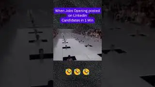When A Jobs Posted on Linkedin Candidates in 1 Min!!!! #coding #programming #memes