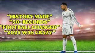 50 футбольных рекордов, изменивших историю в 2025 году ⚽🔥 (Месси, Мбаппе, Холанд и клубы)