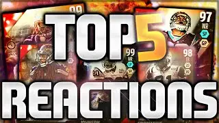 IT'S GOLDEN TICKET SEASON! - Top 5 Pack Opening Reactions! - Madden 16 Ultimate Team&Mobile Ep.2