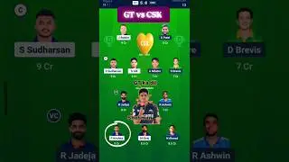 GT vs CSK Fantasy Dream Team Prediction | Todays IPL 2025 Match - 67 | GT VS CSK Dream Team #cskvsgt