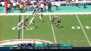 Stephon Gilmore Pick-6 | Patriots vs Dolphins