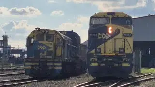 MRS- Manobra das Locomotivas AC44i {7319 e 3461} No pátio da Manoel Feio da MRS