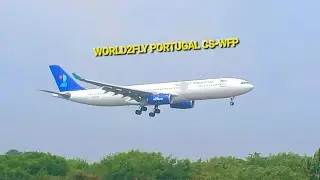 Pesawat Haji Embarkasi Solo Terbaru Garuda Indonesia Airbus A330 WORLD2FLY PORTUGAL