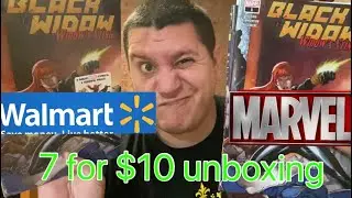6 packs of Walmart 7 Marvel comics for $10 pack unboxing! Major value or major flop?