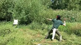 Mesoamerican Cotton Padded Armour vs Obsidian Tipped Atlatl Darts (Experiment footage)