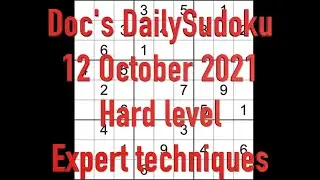 Sudoku techniques &ndash; Expert level puzzle links and simple coloring for this game explained