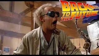 Back To The Future   Model Time Machine on Fire