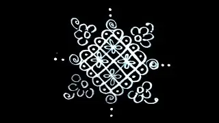 Flower Rangoli | New Rangoli | Daily Easy Rangoli | #rangoli#easyrangoli #easyrangolidesigns#flower