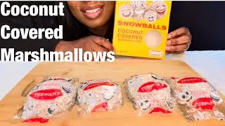ASMR Snowball Mukbang UK | Coconut Covered Marshmallows | Tunnock&rsquo;s Snowball