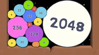BLOB MERGE, но версия 2D: достигните 2048!