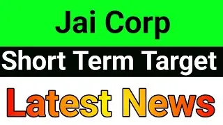 Jai Corp share latest news today🪀jai corp share🔥 jai corp share analysis