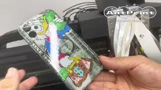 How to DIY my iphone Silicone phone case | uv phone case printer