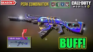 KN44 Best Gunsmith+Loadout For Season 7 / No Recoil+Fast ADS / KN-44 Attachments cod mobile / #codm