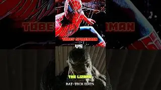 Tobey Spiderman Vs Lizard #marvel #mcu #mcushorts #spiderman #shorts #ytshorts