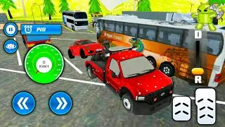 Gas Station Car Parking Game #1 - Luxury Car Crane - Best Android Gameplay