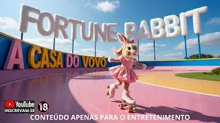 O vov&ocirc; e a vov&oacute;, levou a sua coelhinha do Fortune Rabbit para andar de patins 😀.