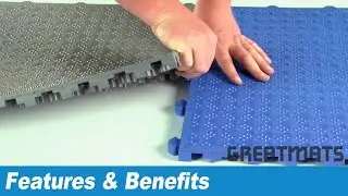 Industrial Anti Fatigue Flooring - Comfort Matta Solid Surface Tiles