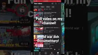 World War Doh Documentary Short #WorldWarDoh #mobilegames #mobilegameplay