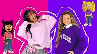 Na cola de Kysha & Mine (bord&atilde;o) 🩷💜
