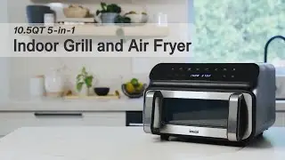 Grill, Air Fry & More! Bella Pro 10.5QT 5-in-1 Indoor Grill & Air Fryer