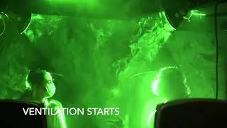Flow visualisation in a train carriage