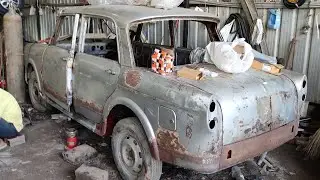 Christine '67 FIAT 1100 Restoration Part 27 - 58 Years Old Vintage Car - San Kustom Garage