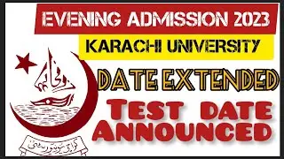 KU Evening Admission 2023 entry test date