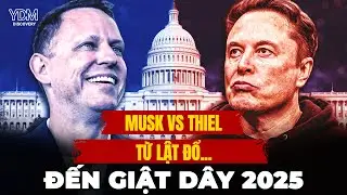 Ai đang giật d&acirc;y nước Mỹ: Elon Musk hay Peter Thiel?