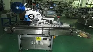 carton corner labeling machine automatic flat boxes labeller equipment cart&oacute;n m&aacute;quina de etiquetado