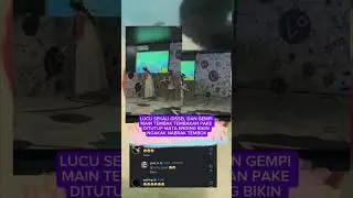 LUCU SEKALI GISSEL DAN GEMPI MAIN TEMBAK TEMBAKAN PAKE TUTUP MATA ENDING BIKIN NGAKAK NABRAK TEMBOK