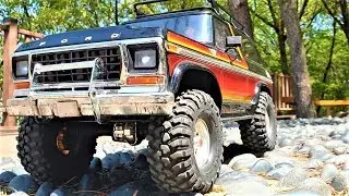 RC Car Traxxas TRX4 Ford Bronco Forest Trail Ride
