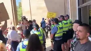 AUSTRALIA - MASSIVE Protest In Perth By Those Who Lost Their Jobs From Mandates