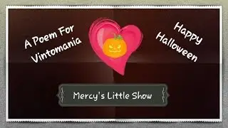 A Poem For Vintomania HAPPY HALLOWEEN
