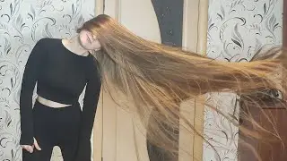 Headbanging long hair 🔥Real Rapunzel (preview)