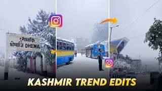 How To Make Snowfall Kashmir Video | Snowfall Kashmir Video Kaise Banaye | Snowfall Trend Edits 