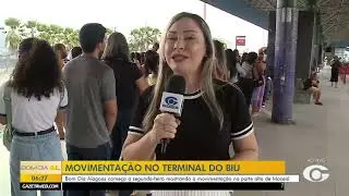 In&iacute;cio de semana tem superlota&ccedil;&atilde;o e longas esperas no Terminal do Benedito Bentes - 12/01/2026