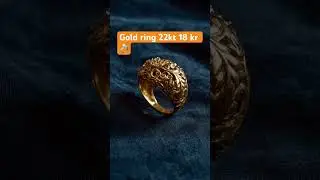 Gold ring 💍 22kt 18kt hole mark #god #ring #viral #haryanvisong