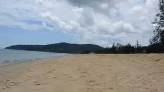 Обзор пляжа Карон в апреле. Тайланд Пхукет. Karon Beach. Phuket.