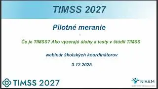 TIMSS 2027: Čo je TIMSS