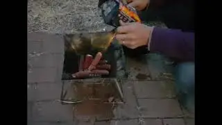 Lighting wet coal with Firecorn