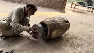 Wonderful Process of Making Wooden Musical Dhol Drum   How Fantastic Dhol Drum is Made
