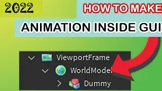 How to use WorldModel to make animation inside GUI  on Roblox - 2022 Tutorial
