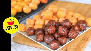 Instant Donut Balls | No Yeast Donut Balls with Sugar Glaze | Mini Donut Balls Bubble Donuts