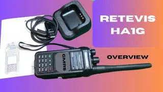 Retevis Ailunce HA1G 5W Waterproof 250 Channel GMRS Radio OVERVIEW
